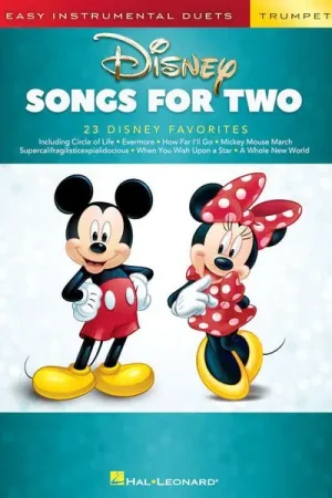 Qualité supérieure - Hal Leonard Disney Songs For Two Trumpet