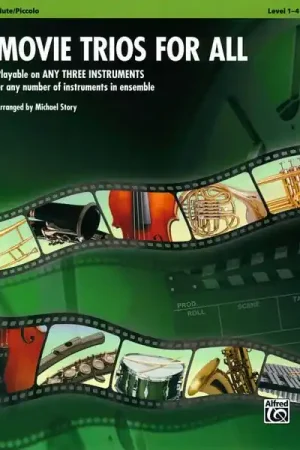 Alfred Music Publishing Movie Trios For All Flute - Aujourd'hui seulement