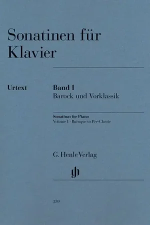 Produit tendance - Henle Verlag Sonatinen für Klavier 1