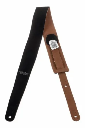 Livraison rapide - Taylor All-Suede Guitar Strap Black