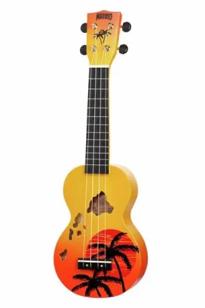 Mahalo Hawaii Orange Ukulele - Offre limitée