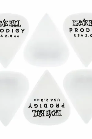 Prix promo | Ernie Ball Prodigy Picks 2,0 mm White