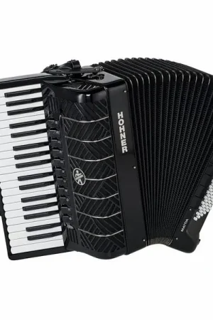 Hohner Mattia IV 96 BK white Buttons - Premium