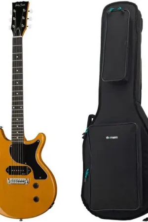 Harley Benton DC-Junior TV Yellow w/Bag - Retour gratuit