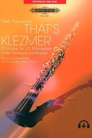Edition Peters That's Klezmer Clarinet - Meilleur prix