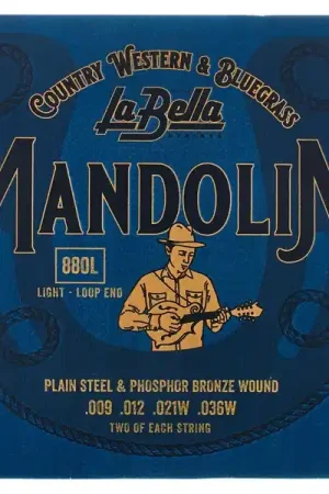 La Bella 880L Mandolin Ph.Br. Light - Produit tendance