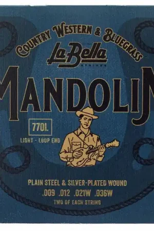 Coup de cœur des clients | La Bella 770L Mandolin Silv.Pl. Light