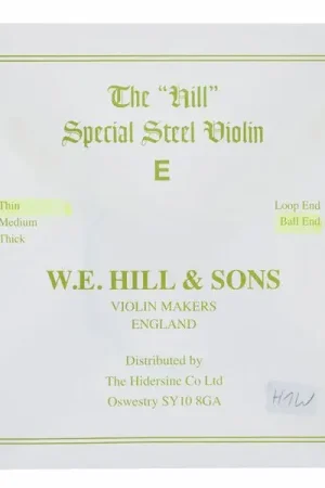 W.E. Hill & Sons E-String 4/4 Soft BE - Prix promo