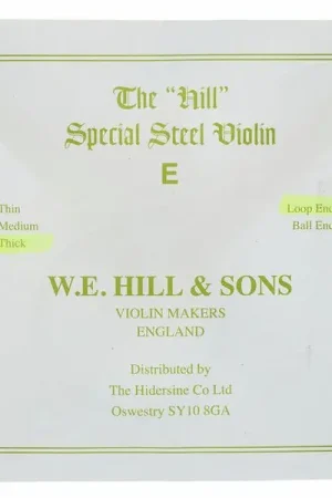 Soldes - W.E. Hill & Sons E-String 4/4 Strong LP