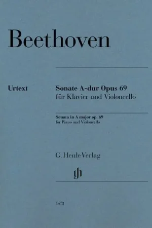 Ajoutez au panier | Henle Verlag Beethoven Cellosonate Op.69