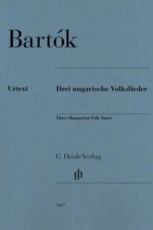 Henle Verlag Bartók Ungarische Volkslieder - Tendance