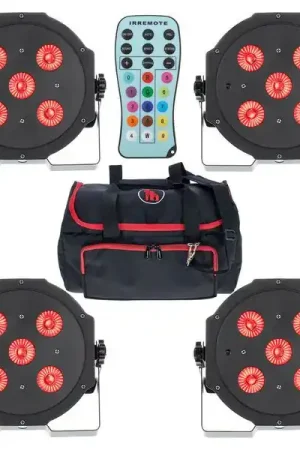 Fun Generation SePar Hex LED RGBAW UV Bundle | Promotion