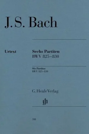 Henle Verlag Bach Sechs Partiten BWV825-830 | Derniers exemplaires