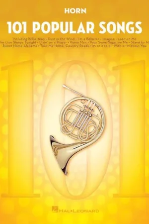Hal Leonard 101 Popular Songs Horn | Soldes