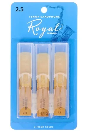 Prix exceptionnel - DAddario Woodwinds Royal Tenor Sax 2.5 - 3-Pack