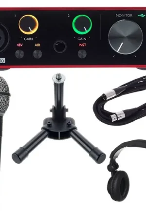 Focusrite Scarlett Solo 3rd Podcast Set | Coup de cœur des clients