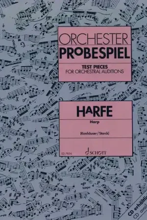 Edition Peters Orchester Probespiel Harfe - Tendance