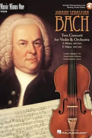 Nouvel arrivage | Music Minus One Bach Violin Concertos No.1+2