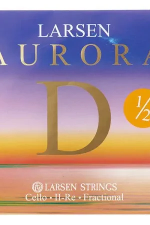 Disponible à la commande - Larsen Aurora Cello D String 1/2 Med.