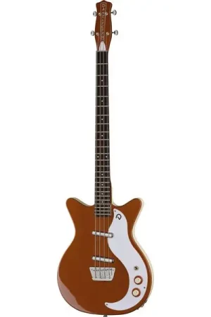 Expédition rapide - Danelectro 59DC Short Scale Bass Copper