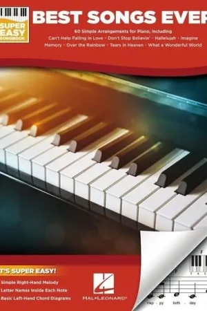 Top des ventes | Hal Leonard Best Songs Ever Super Easy