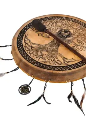 Achetez maintenant - Terre Shaman Drum Cow Skin Tree 50