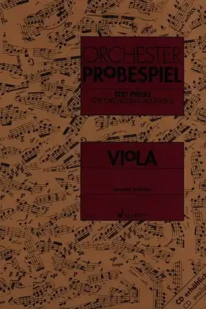 Schott Orchester Probespiel Viola - Prix avantageux