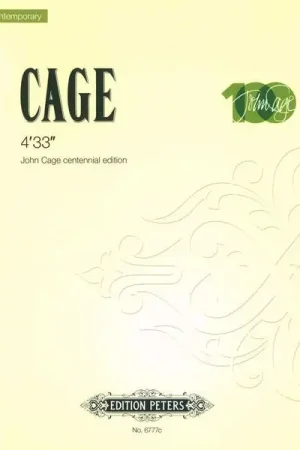 Affaire à saisir | Edition Peters Cage 4'33''