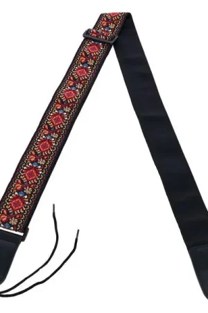 Richter Guitar Strap Ret. Jacqu. Red - Soldes