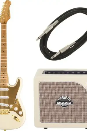 Disponible maintenant - Harley Benton ST-62DLX OW Vintage Bundle