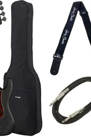 Soldes - Harley Benton PB-20LH SBK Bundle