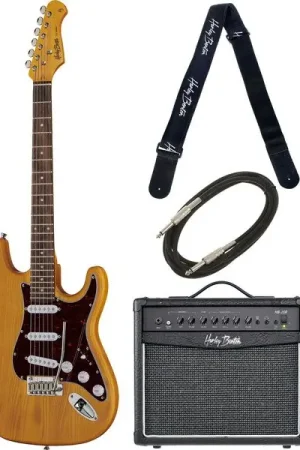 Petit prix - Harley Benton ST-90SA Swamp Ash DLX Bundle