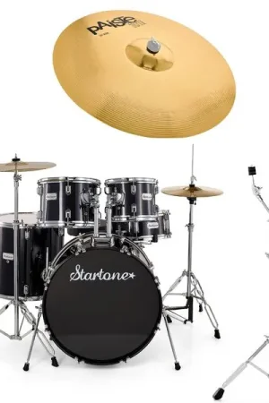 Prix spécial - Startone Star Drum Set Std. Bundle BK