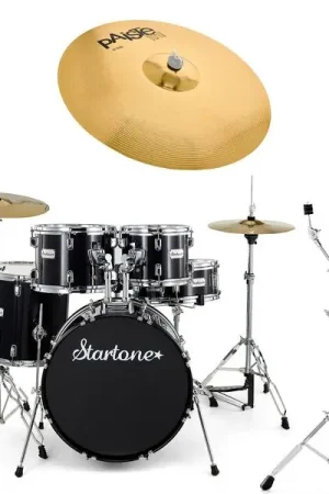 Super prix | Startone Star Drum Set Studio Bundle BK