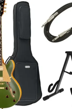 Promotion | Harley Benton HB-35Plus Metallic Gree Bundle