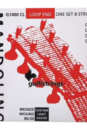 Galli Strings G1400 CL Mandolin Str. Light | Qualité premium