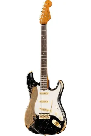 Produit tendance | Fender 63 Strat BLK Ultra Relic MBJS