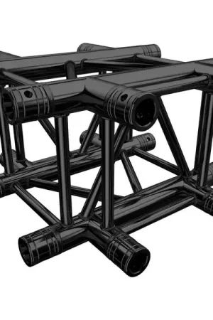 Global Truss F34C41-B Black 4-Way Cross - Prix usine