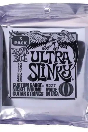 Ernie Ball Ultra Slinky 3-Pack 3227 | Offre limitée