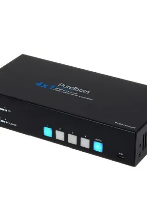 PureTools PT-SW-HD41USB 4x1 Switch & KVM - Expédition express