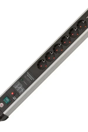 Brennenstuhl Premium-Protect-L 6 Way 3m USB - Qualité premium