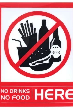 Remise supplémentaire - Stageworx Tourlabel No Drinks or Food 2