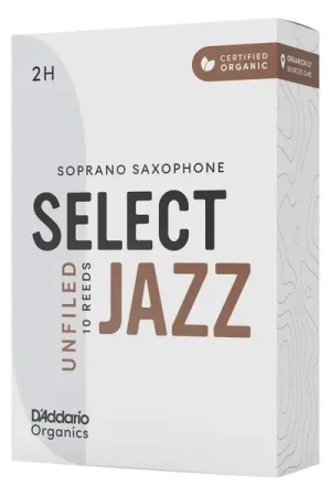 DAddario Woodwinds Organic Sel. Jazz Unf. SOP 2H - Dernières unités