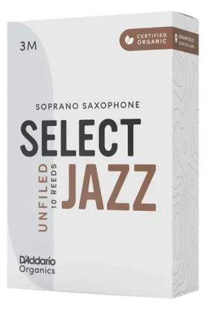 DAddario Woodwinds Organic Sel. Jazz Unf. SOP 3M - Nouveau lancement