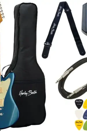 Déstockage - Harley Benton JA-60CC LH Lake Placid Bundle