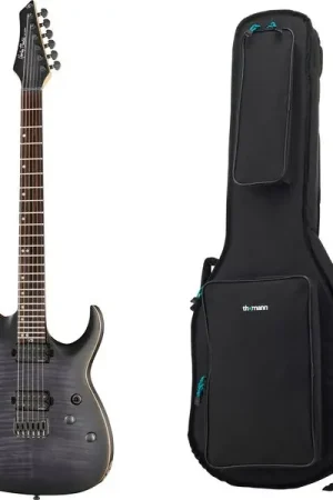 Prix cassé | Harley Benton Amarok-6 BKNT Flame Bur w/Bag