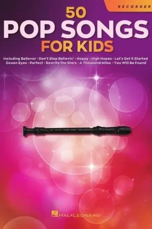 Recommandé | Hal Leonard 50 Popsongs for Kids Recorder