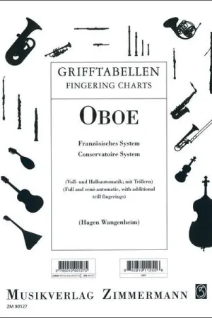 Retour gratuit | Zimmermann Verlag Grifftabelle Oboe