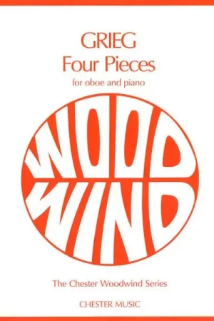 En stock | Chester Music Grieg Four Pieces Oboe