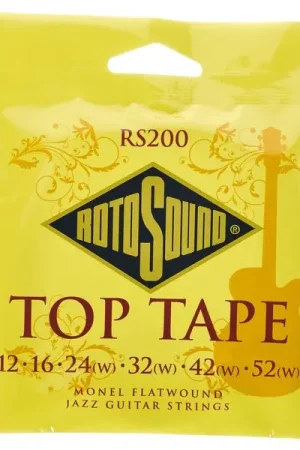 Rotosound Jazz Flatwound RS200 | Qualité supérieure
